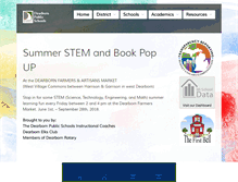 Tablet Screenshot of lmc.dearbornschools.org