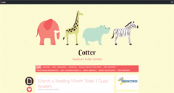Desktop Screenshot of cotter.dearbornschools.org