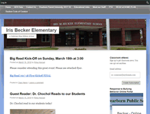 Tablet Screenshot of becker.dearbornschools.org