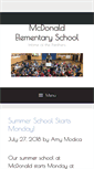 Mobile Screenshot of mcdonald.dearbornschools.org