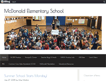 Tablet Screenshot of mcdonald.dearbornschools.org