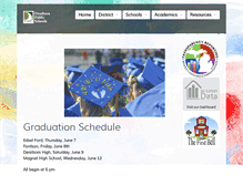 Tablet Screenshot of dearbornschools.org