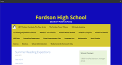 Desktop Screenshot of fhs.dearbornschools.org